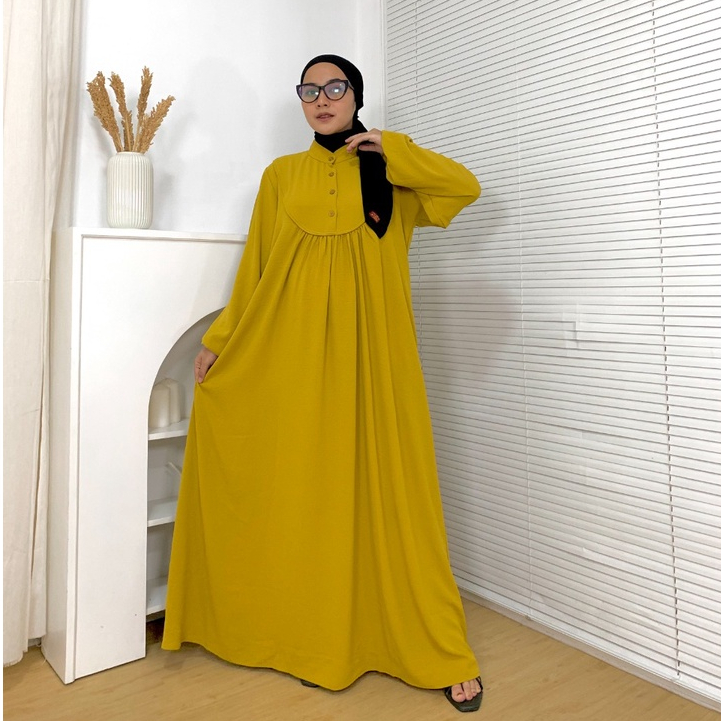 Tristy Dress - Pakaian Wanita Gamis Terbaru By Mahyra