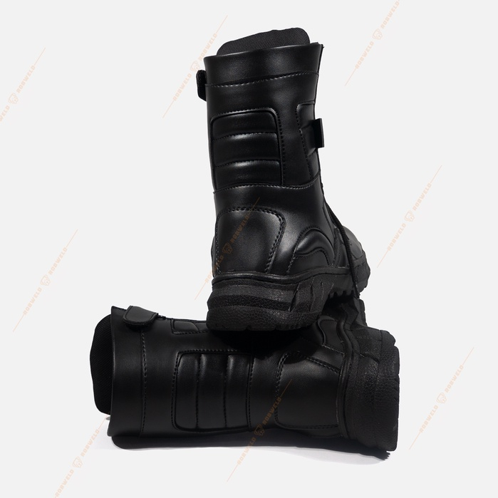 Robweld Sepatu Pria PDL / TNI / POLRI / SCURITY / SATPAM SAFETY UJUNG BESI OUTDOOR LAPANGAN