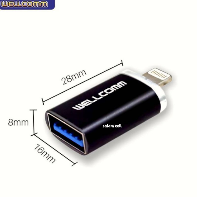 Otg Wellcomm Micro USB Original Garansi Resmi