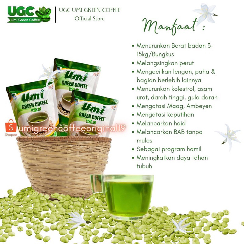 UGC Umi Green Coffee 4 Bungkus