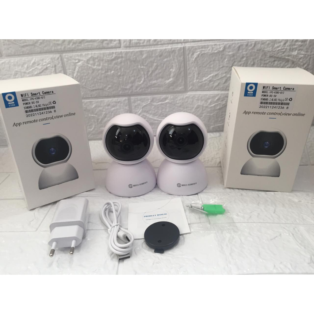 NEW CCTV Q12  Wifi IP Kamera 3 Antena Wireless IP Camera HD 1080P 2 MP Q12 BEST PRODUCT