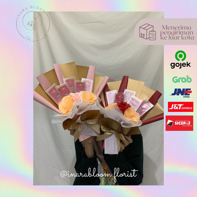 gold buket bucket/ buket bucket emas mini/ hadiah ulang tahun/ hadiah valentine/ emas mini gold mura