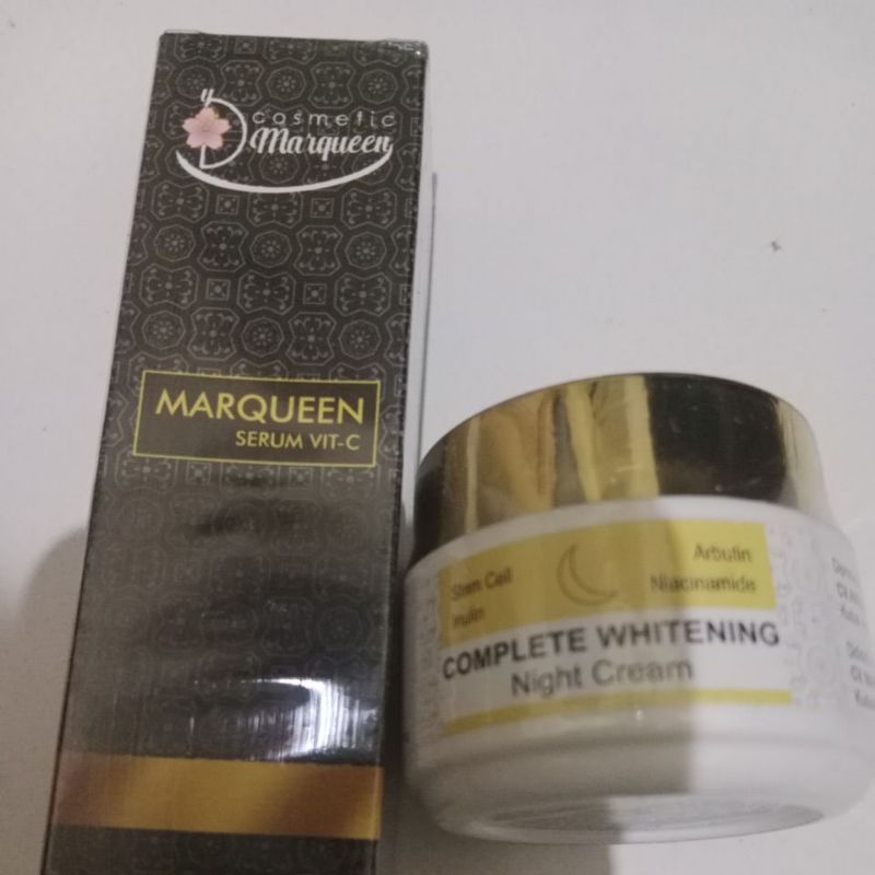 paket gold marqueen (serum & night cream?)promo