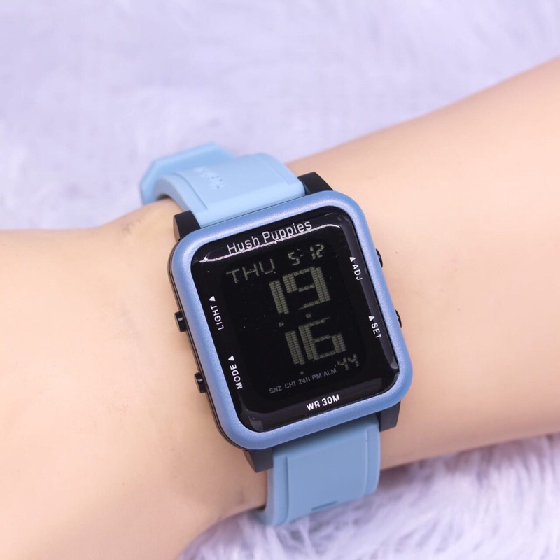 Jam Tangan Wanita Hush Puppies Digital Rubber Hp 3321