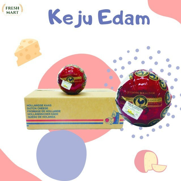 

Keju Edam Ayam Emas repack 1KG