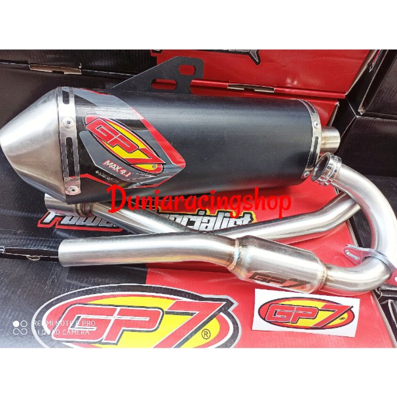 Knalpot GP7 MAX 4.1 KLX 150 CRF 150 WR 155 DTracker 150 Fullsystem jaminan Original GP7