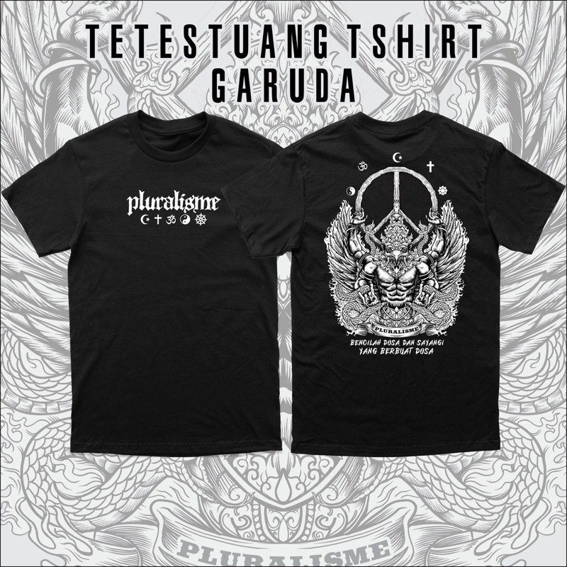 [COD] Tetestuang Kaos Garuda Pluralisme | Tshirt Baphomet Pluralisme | Humanity Above Religion