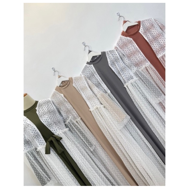 Marisa dress 2 in 1 Grey by Nira Butik Original