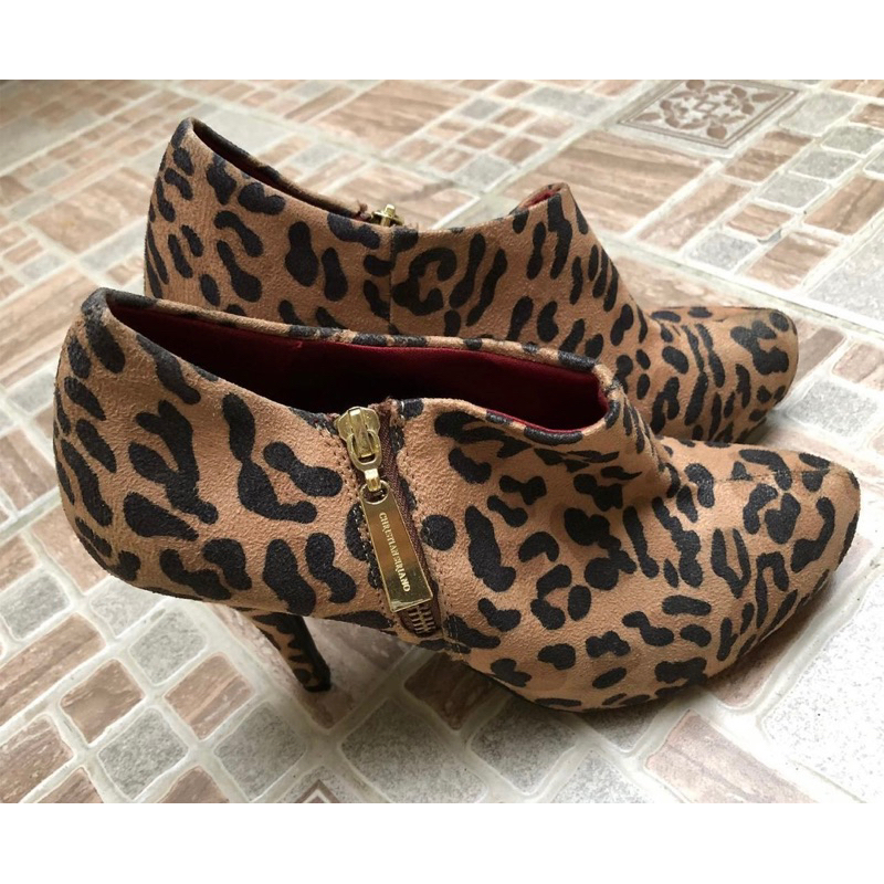 Leopard ankle boots PRELOVED