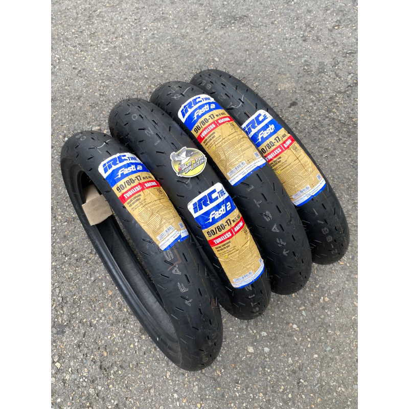 Ban Tubless IRC FASTI2 Ban Fasti 2 90/80 cocok untuk velg ukuran 160/185