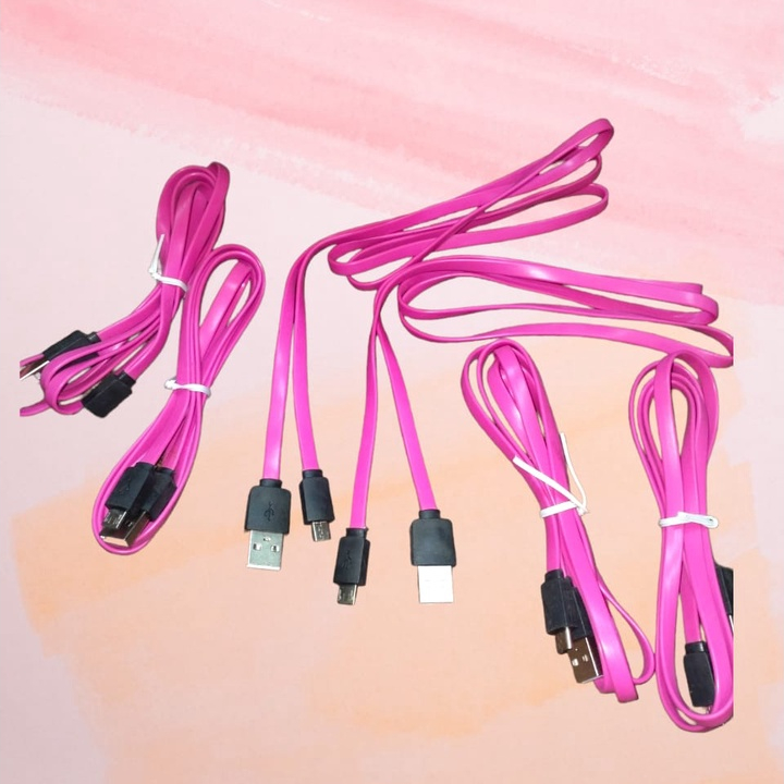 (NEW) KABEL DATA / KABEL PINKY MICRO ANDROID SUPPORT FAST CHARGING V8 TERMURAH