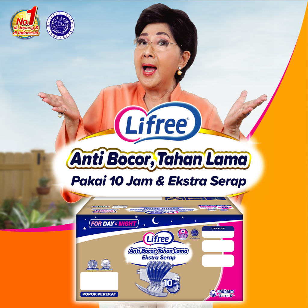 Lifree Popok Dewasa Perekat M 27 E-Box