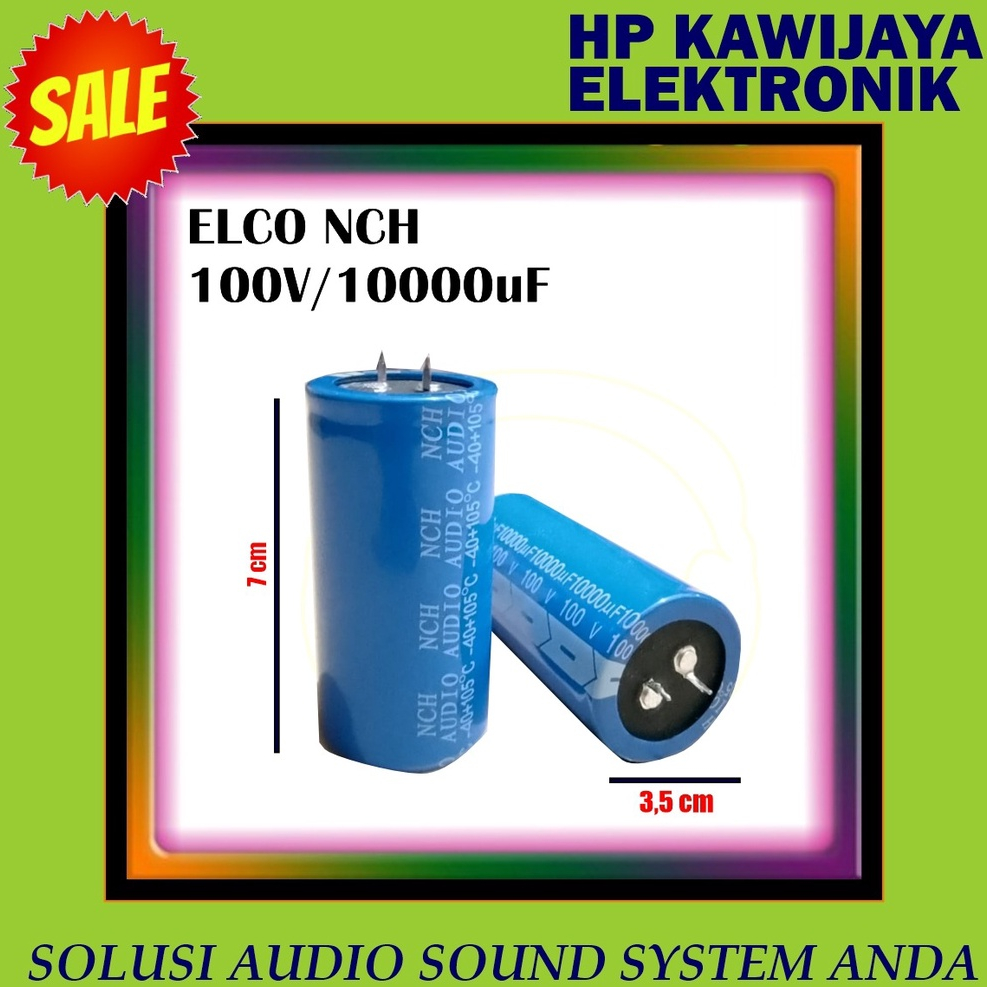 ELCO ELCHO NCH 10000 MIKRO 100 VOLT Elco NCH 10000 uf 100v