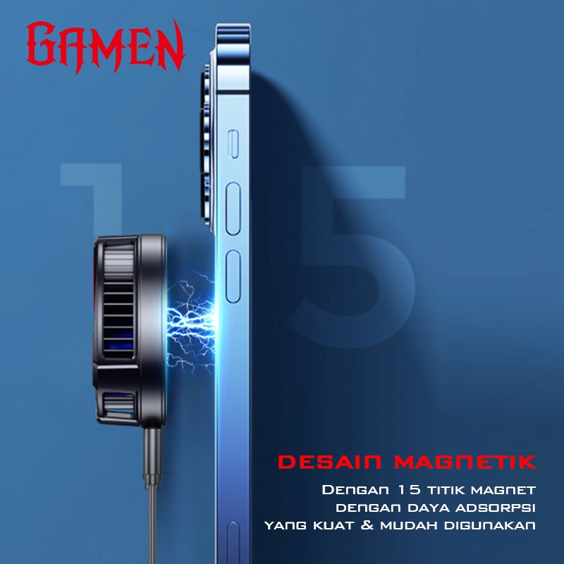 Gamen Siberia II Black Mobile / Smartphone Cooling Fan