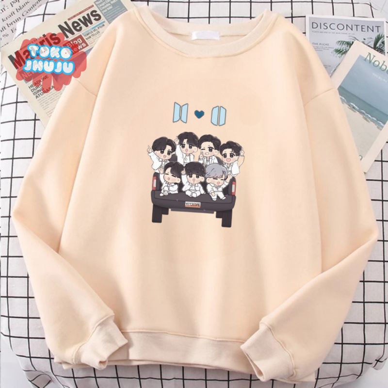 Sweater Bts Yet2come mobil bak