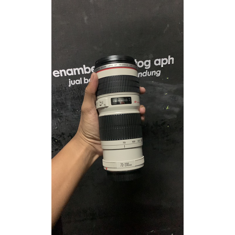 lensa canon seriel L 70-200 F4 murah