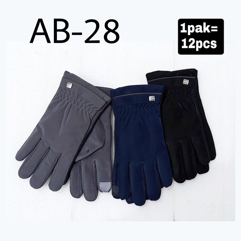 sarung tangan pria touch screen man glove fashion tebal. AB. 28