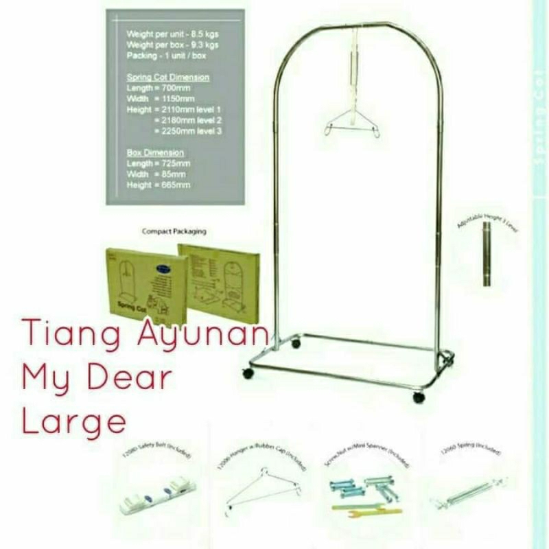 Tiang Ayunan Besi Stainless My Dear Jumbo