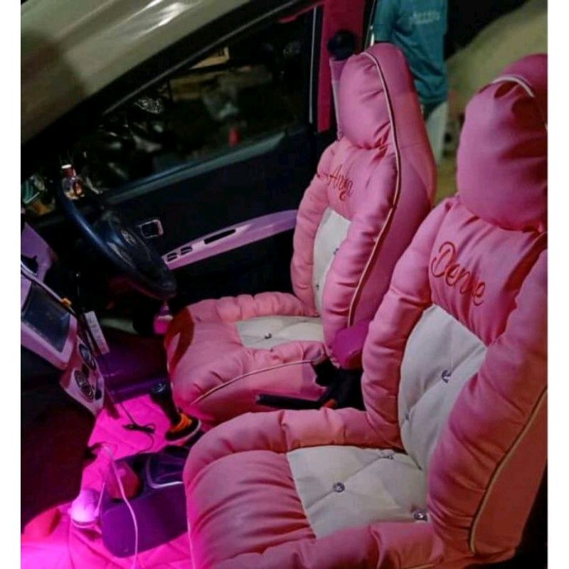 cover jok mobil 2 baris model sofa Agya, brio,h.jazz,Ayla, Agya, Yaris,