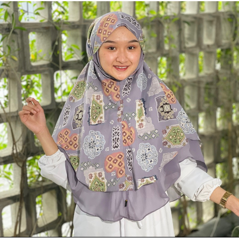 Koyu Hijab Instan Bergo Nashwa 2layer