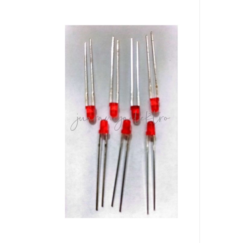 LAMPU LED 3MM MERAH 100 BIJI @ RP 200