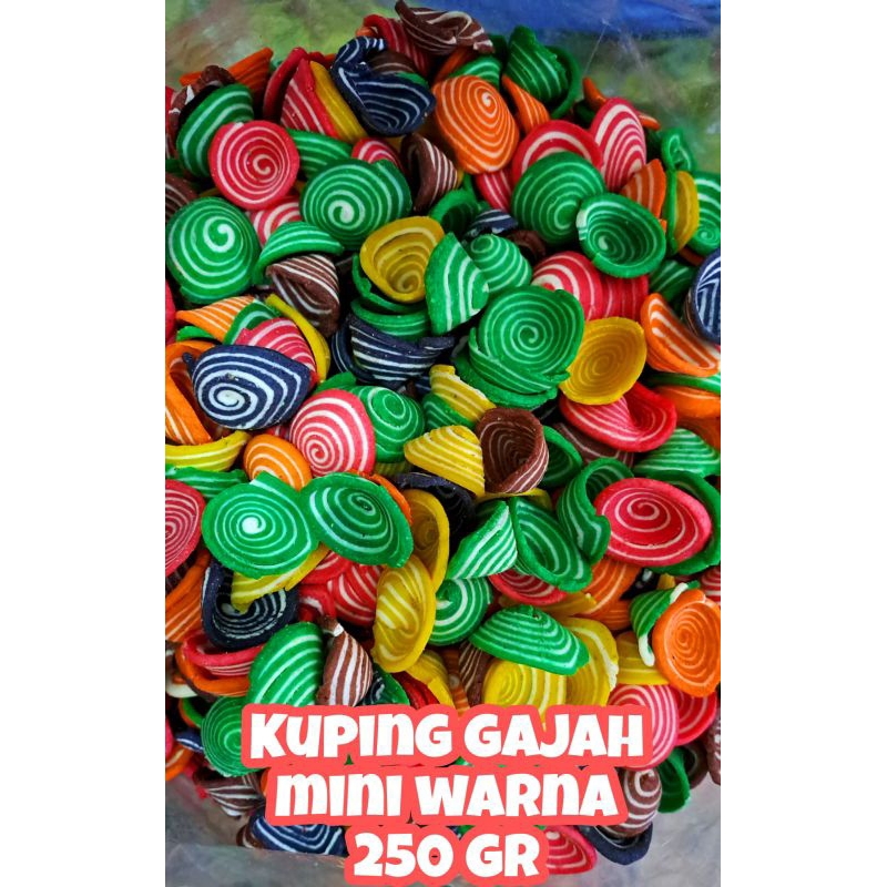 

Kuping Gajah Warna 250 gr