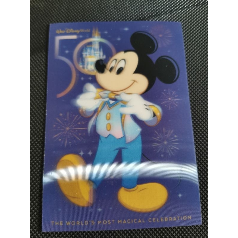 

kartu pos 3D mickey mouse/3D mickey mouse postcard