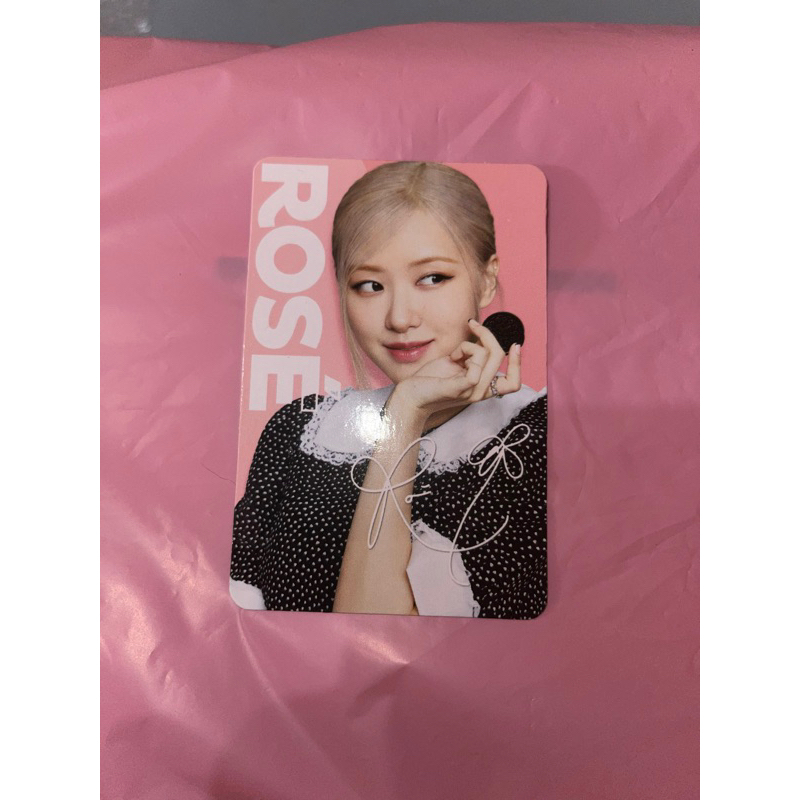 PC ROSE BLACKPINK X OREO PHOTOCARD OFFICIAL