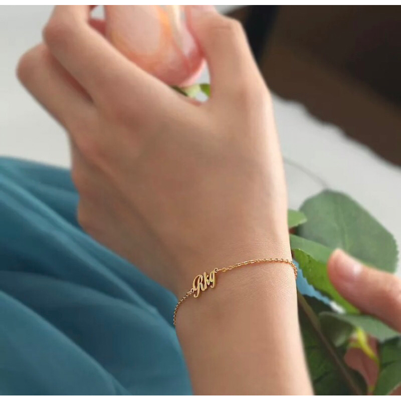 Gelang costum nama / gelang korea viral