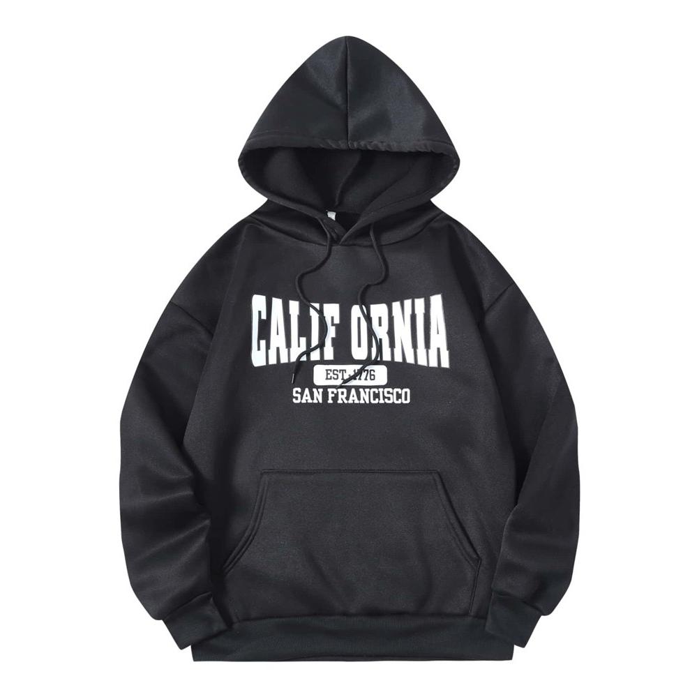 Jumper Hoodie CALIFORNIA Est.1776 II  Sweater Hoodie Trendy II Sweter Oblong Topi Size M - XL ( Pria &amp; Wanita / Anak &amp; Dewasa )