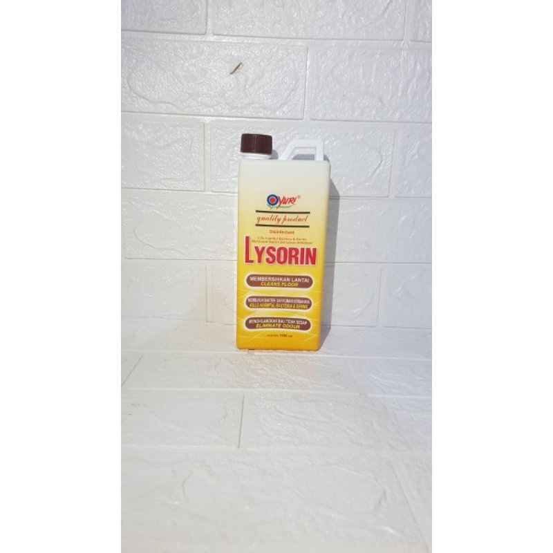 Yuri lysorin 1000 ml pembersih lantai desinfektan