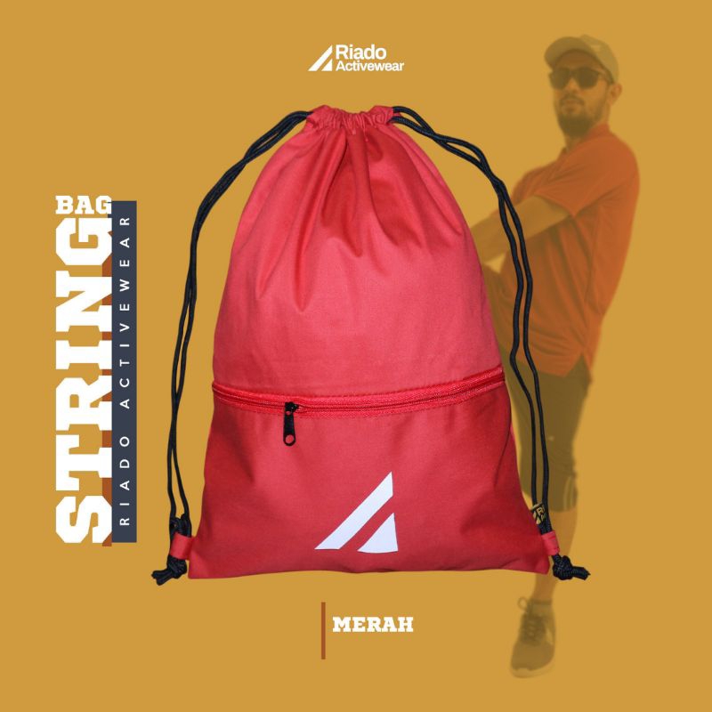 STRING BAG RIADO TAS SERUT TAS OLAHRAGA TAS ANTI AIR TAS KEREN TAS TEBAL