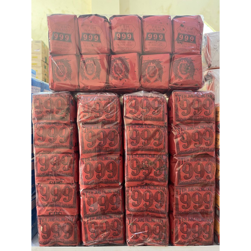 Teh 999 1 pak/pres isi 10 pcs (40gr) teh khas solo asli