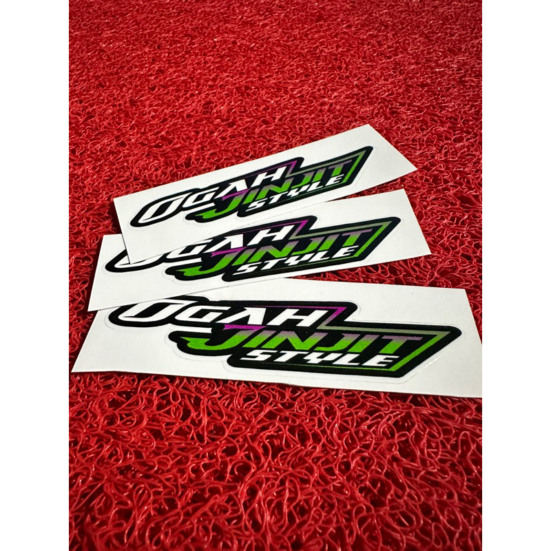 stiker ogah jinjit
