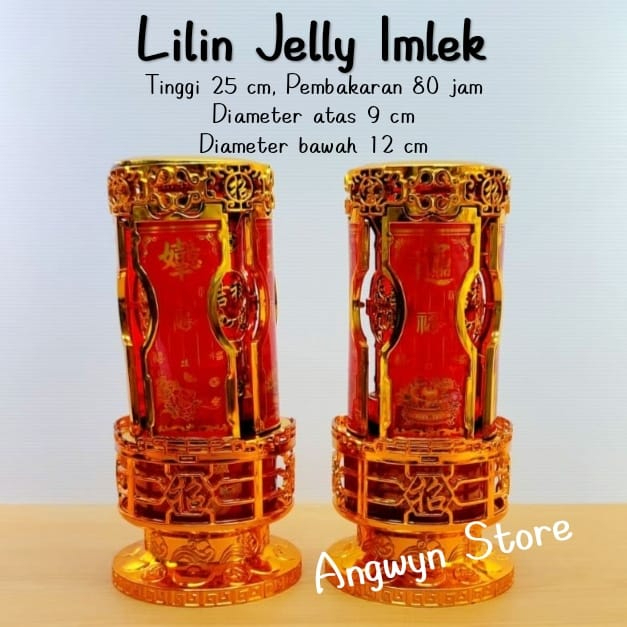 Lilin Jelly Sembahyang Imlek 80 jam