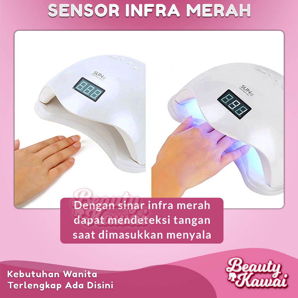 Sinar UV Kutek LED Perawatan Kuku SUN Mini Portable USB