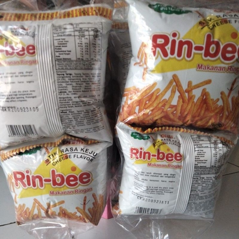 

Rin-bee snack rasa keju (1packisi10)