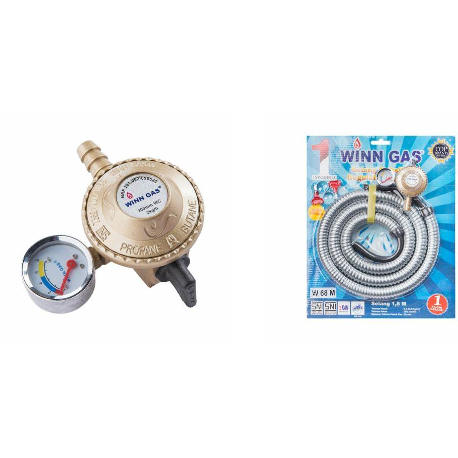 SELANG GAS + REGULATOR WINN GAS W 68M / W 68 M (GARANSI RESMI)
