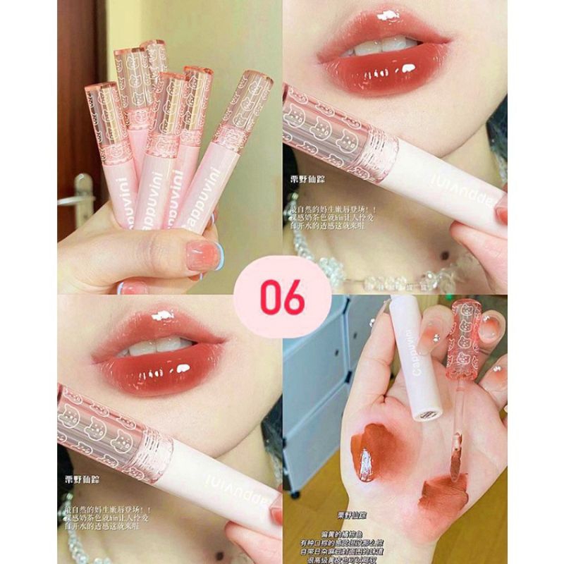 Pink Bear Lip Jelly Stain by Cappuvini / Pewarna Bibir / Glossy Stain