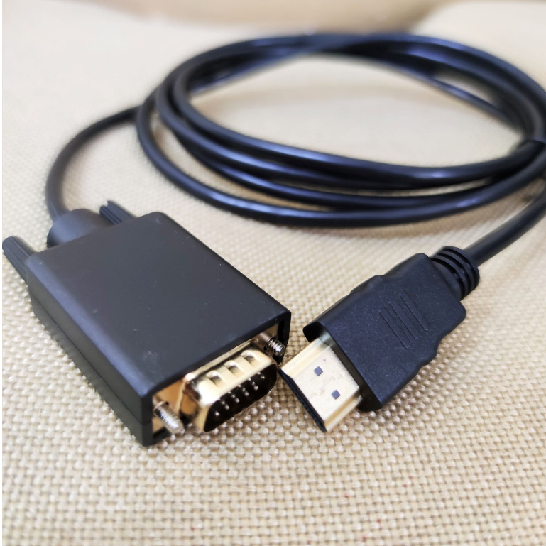 SKU-1303 KABEL HDMI TO VGA 1.8 METER / HDTV KE VGA 1.8M