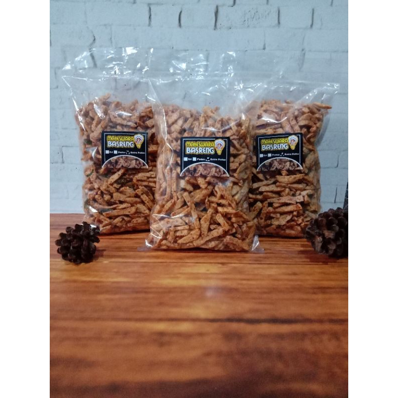 

Basreng super pedas/xtra pedas daun jeruk