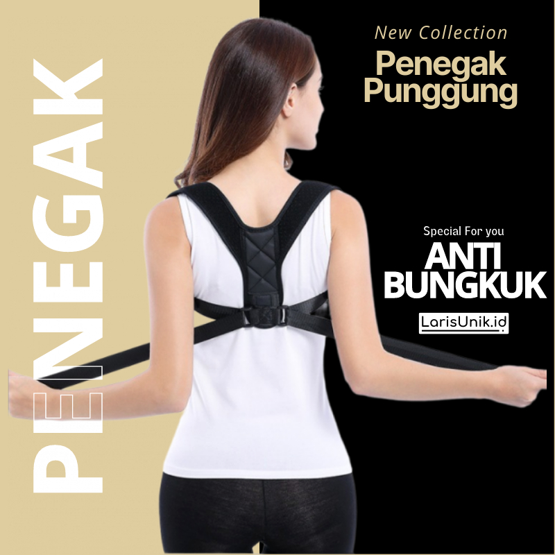 PENYANGGA PUNGGUNG POSTURE SUPPORT CORRECTOR ALAT TERAPI KORSET PUNGGUNG KORSET PRIA WANITA