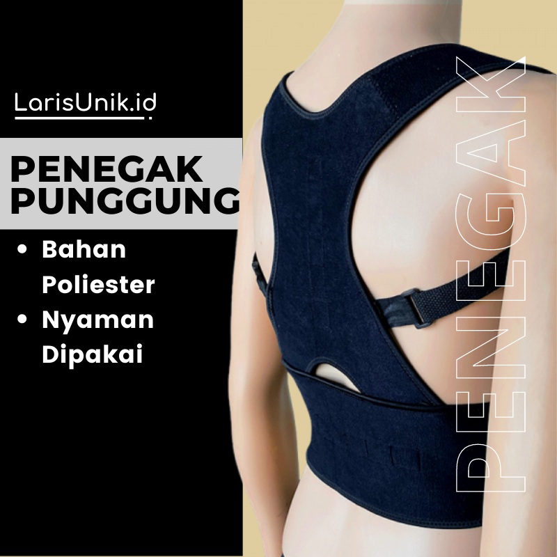 Korset Punggung Posture Support Alat Terapi Penyangga Punggung Penegak Tubuh Penghilang Nyeri