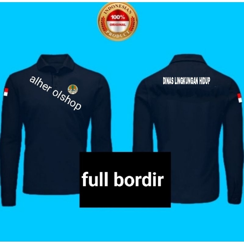 kaos Dinas lingkungan hidup baju dinas lingkungan seragam dinas lingkungan hidup polo shirt dinas li