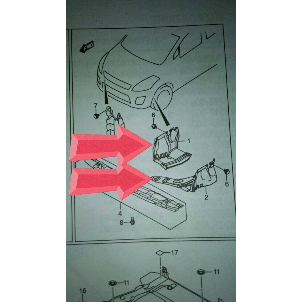 Cover Engine Mesin Suzuki Ertiga ASLI SGP!