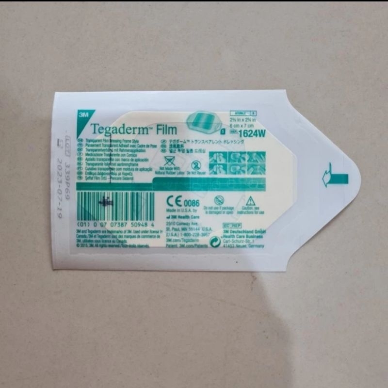 Tegaderm Film 1624 W Plester Transparan Anti Air