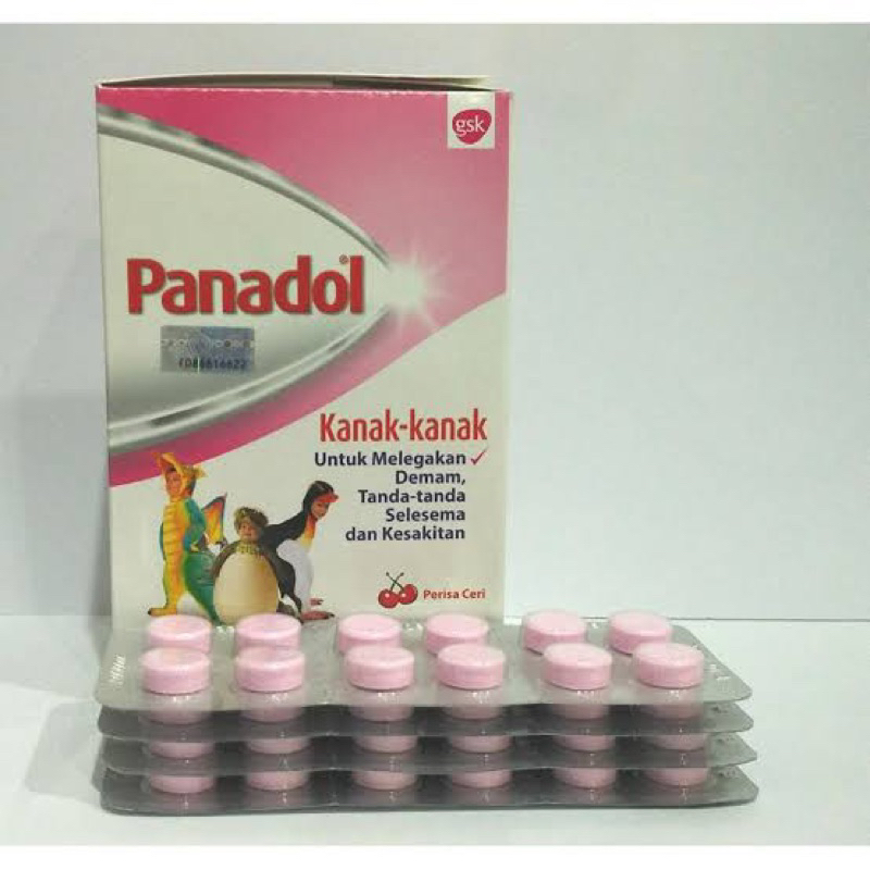 Panadol Kunyah Anak Malaysia OBAT DEMAM