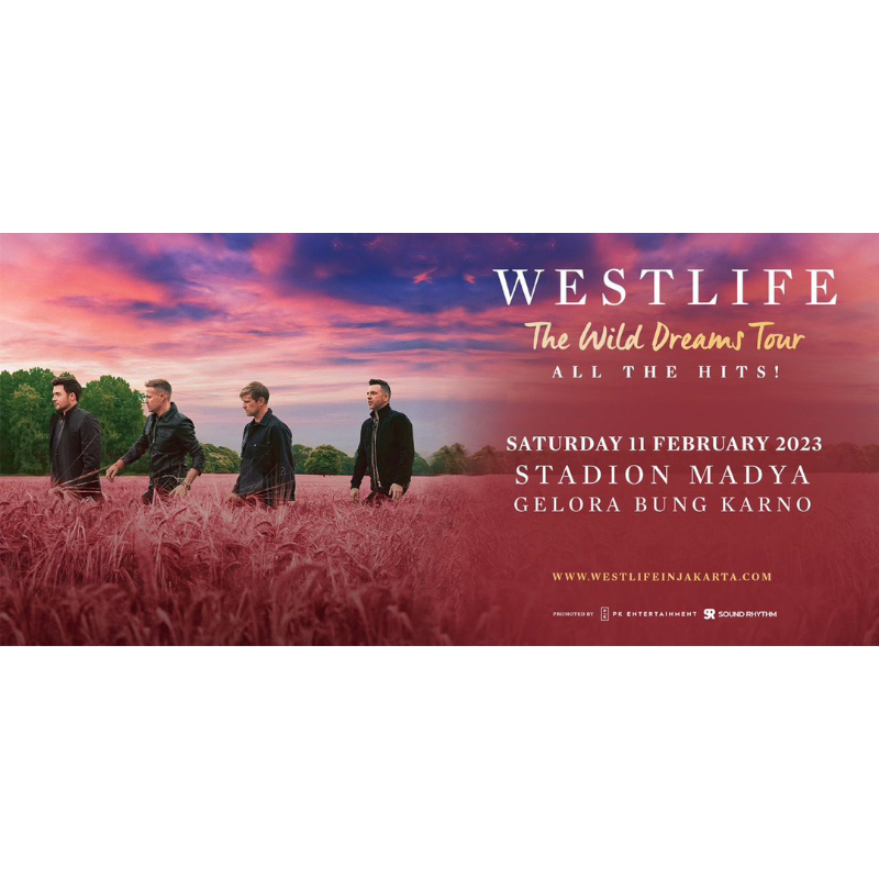 Tiket Konser Westlife 11 February 2023 Lokasi Gelora Bung Karno Cat 2
