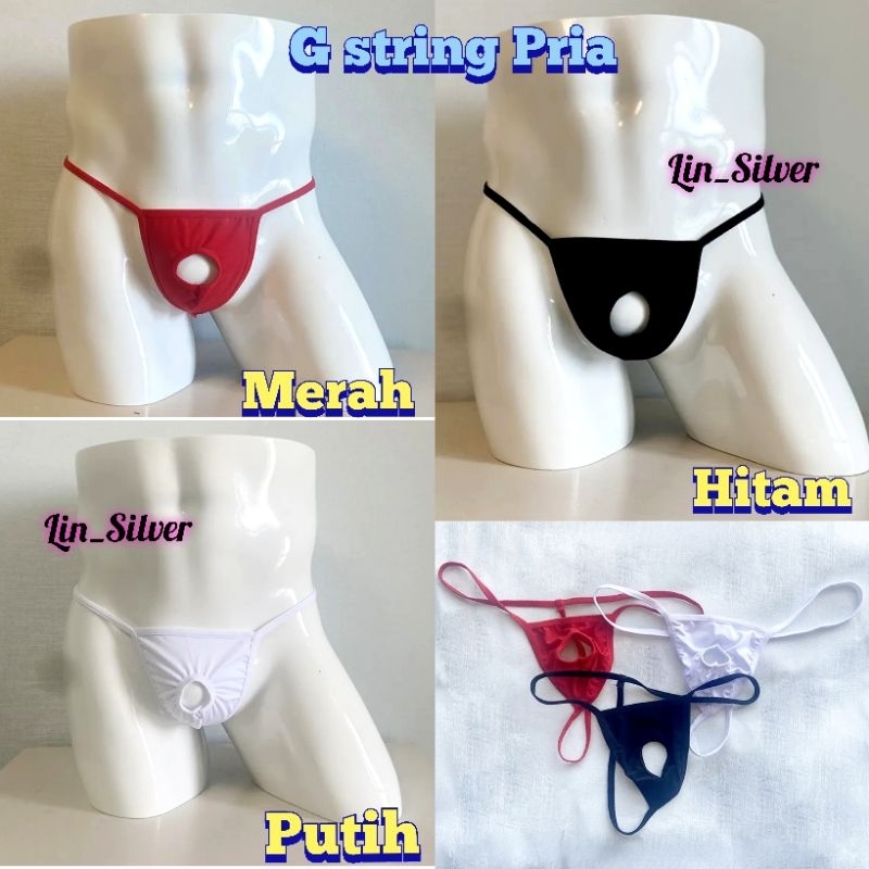 Lingerie Pria - G string Thong Lelaki