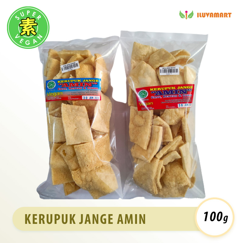 

Kerupuk JANGE AMIN VEGAN Enak Renyah Dan Gurih Camilan Tanpa Pengawet